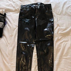 Vintage Topshop Jamie Moto Vinyl Trousers